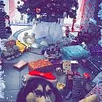 World, Christmas Tree, Red, Chapi Chapo, Art, People, Sunglasses, Christmas Ornament, City, Ornament, Event, Arbre, Beard, Christmas Decoration, Font, Collage, Photomontage, Fun, Pattern
